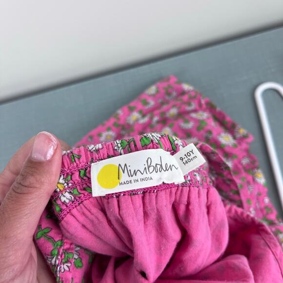 Mini Boden Pink Floral Daisy Romper 10-11 - Picture 4 of 6